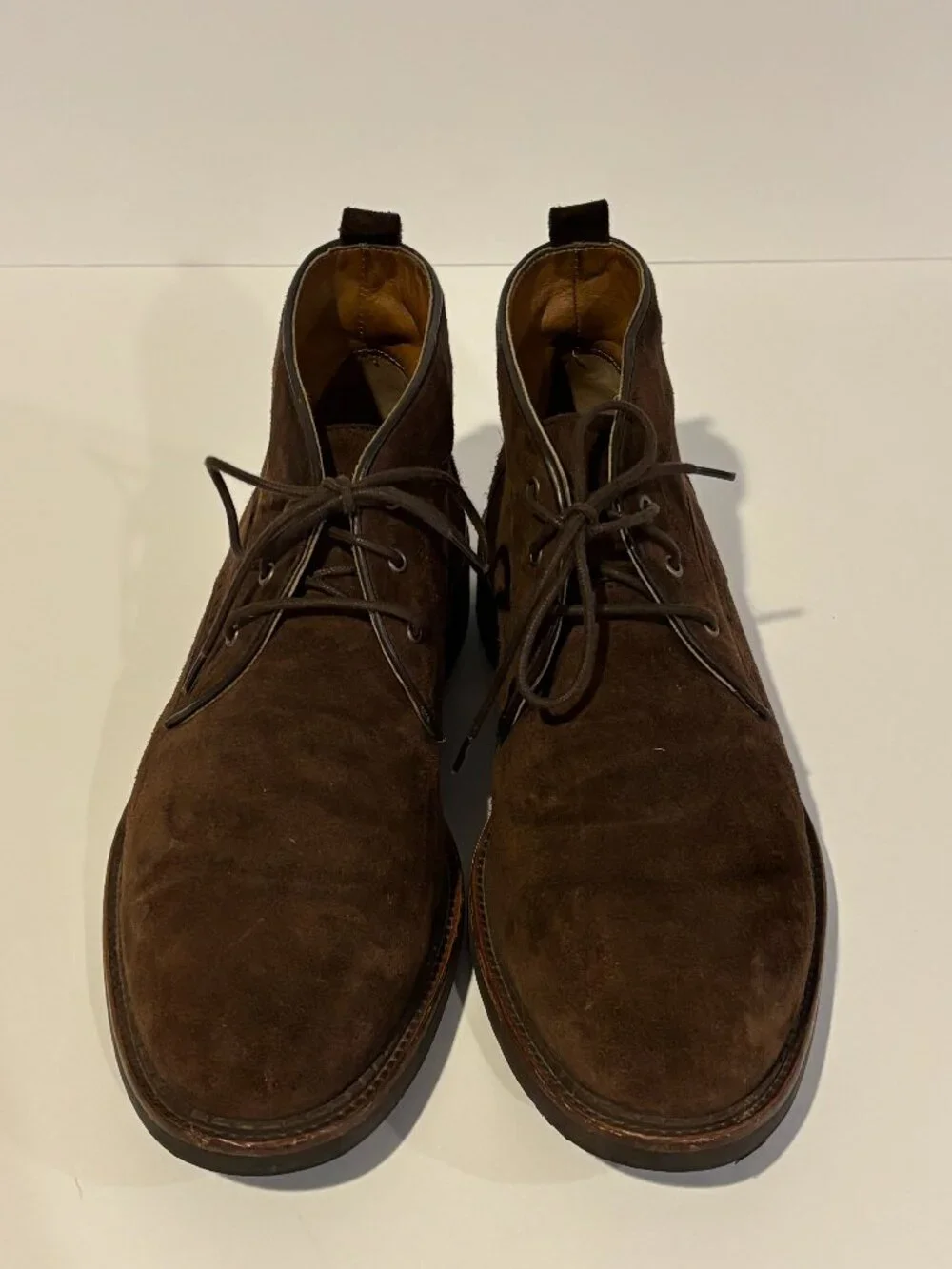 Johnston & Murphy Brown Suede Chukka Boots - Size 8 1/2  M